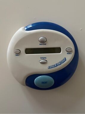 Working Second Edition Catch Phrase Electronic Game Timer - White & Blue